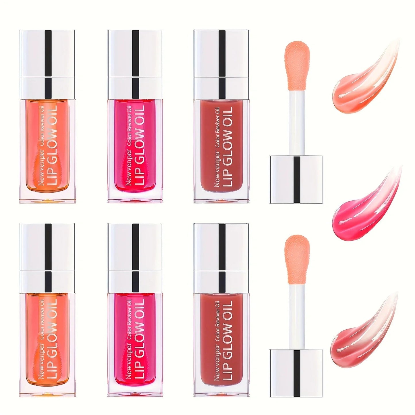 Hydrating Lip Glow Oil Long Lasting Plumping Lip Gloss Moisturizing Transparent Toot Lip Balm for Dry Lips Lip Care - petguardiansupplies