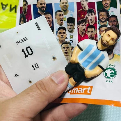 Football Star Figure Toys Messi Ronaldo Athletes Minigols Static Model Football Fan Collection Figures Car Decorations - petguardiansupplies