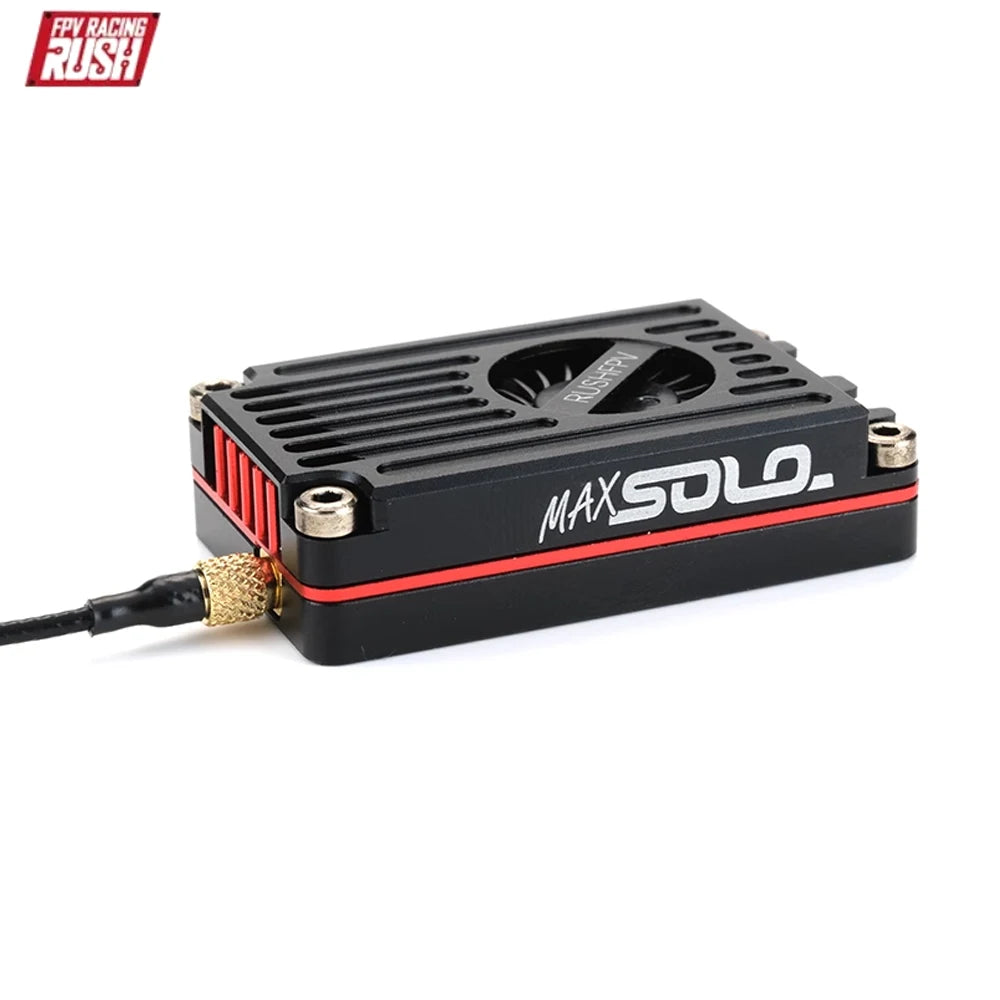 Rushfpv Rush TANK MAX SOLO 5.8GHz 2.5W High Power 48CH VTX Video Transmitter Cooling Fan CNC Shell For Long Rang RC FPV Drone - petguardiansupplies