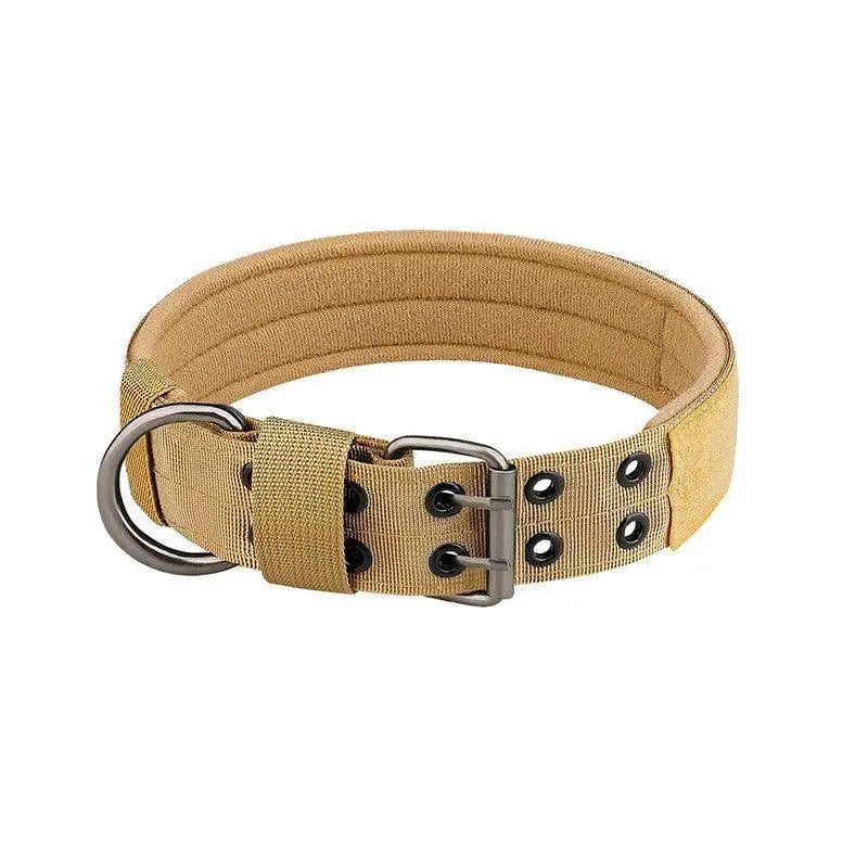 Adjustable and Durable Nylon Tactical Pet Dog Collar ,Suitable for Medium and Large Dogs - petguardiansupplies