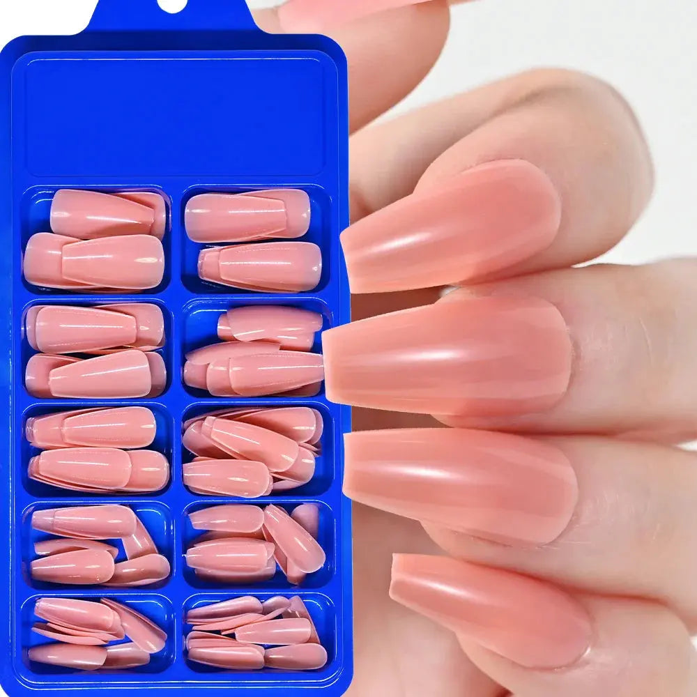 PINK Artificial Finger Nail Set-2