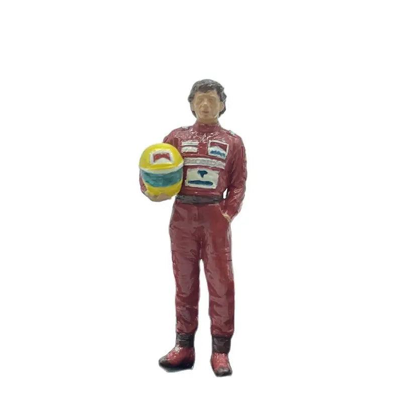 1/64 Scale Ayrton Senna Figures and F1 Racing Car Model Dioramas Diecast Alloy Car Scene Accessories Miniature Collection - petguardiansupplies