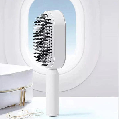 Self Cleaning Hair Brush, 3D Air Cushion Hair Brushes for Women, Airbag Massage Combs for Women, Hair Brush for Thick Hair - petguardiansupplies