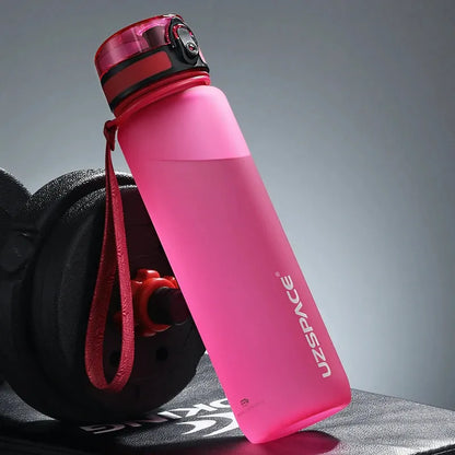 Hot Sale 500/1000ML Sports Water Bottle Shaker Outdoor Travel Portable Leakproof Drinkware Tritan Plastic Drink Bottle BPA Free - petguardiansupplies