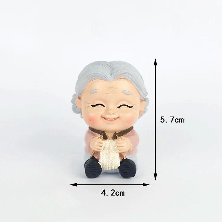 Longevity Grandma Grandpa Cake Topper for Old People Birthday Party Decoration Chinese Blessing Baking Supplies Dessert Gifts - petguardiansupplies