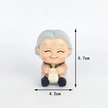 Longevity Grandma Grandpa Cake Topper for Old People Birthday Party Decoration Chinese Blessing Baking Supplies Dessert Gifts - petguardiansupplies