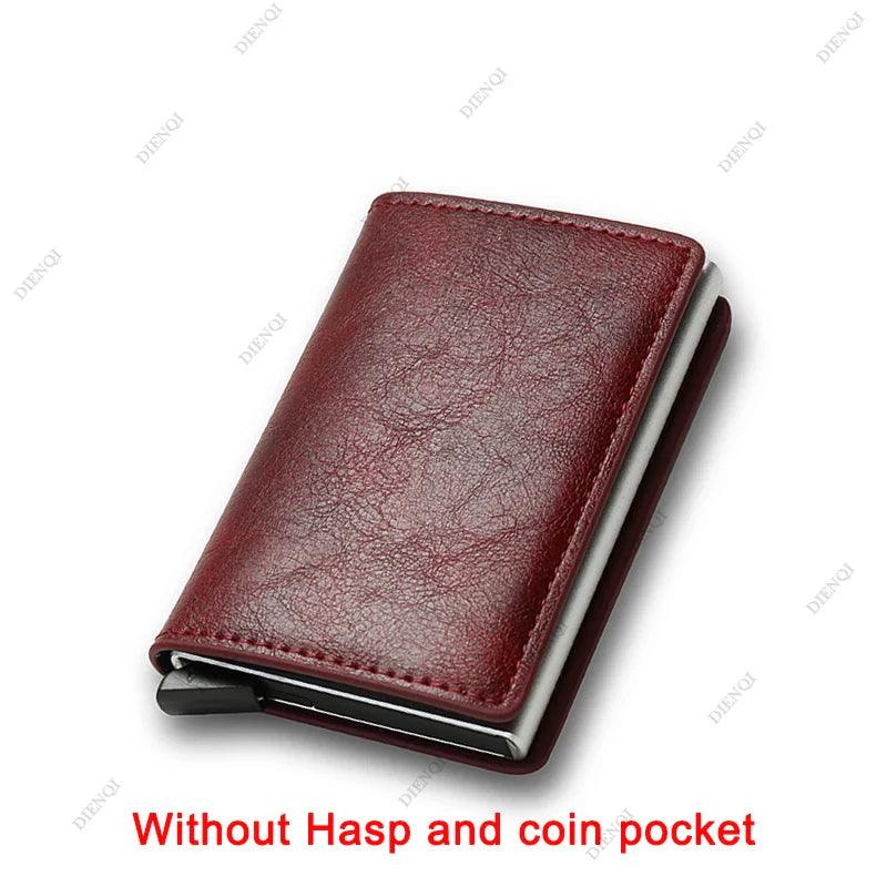 Anti Thief Rfid Credit Card Holder Smart Minimalist Wallet Pocket Men Women Slim Cardholder Bank Cash Creditcard Case Bag Purse - petguardiansupplies