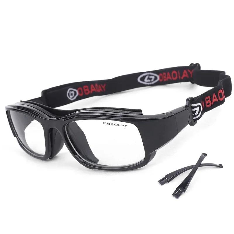 Sport Glasses Basketball Goggles Soccer Football Eye Glasses Anti-collision Protector Eyewear for Cycling Running Myopia Frame - petguardiansupplies