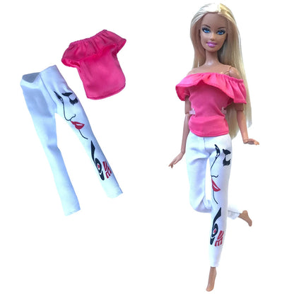 NK 1 Pcs Fashion Doll Dress For 11.5 Inch Doll Clothes 1/6 Dolls Accessories Outfit Casual Shirt Party DIY Dollhouse Toys JJ - petguardiansupplies