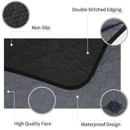 Dog Pee Pad Reusable Washable Dog Urine Mat Car Seat Floor Sofa Waterproof Absorbent Puppy Cat Training Diaper Mat Pet Supplies - petguardiansupplies