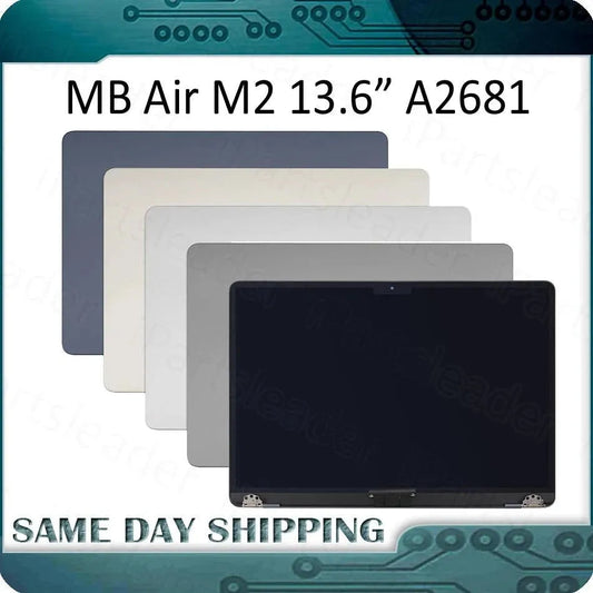 2022 New Laptop LCD for Macbook Air Retina 13.6“ M2 A2681 Full LCD Screen Display Assembly Silver Space Grey Starlight Midnight - petguardiansupplies