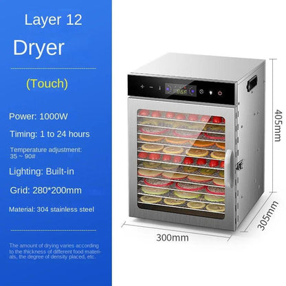 12th, 16th, 20th, and 25th floors fruit dehydrator multifunctional intelligent fruit air dryer - petguardiansupplies