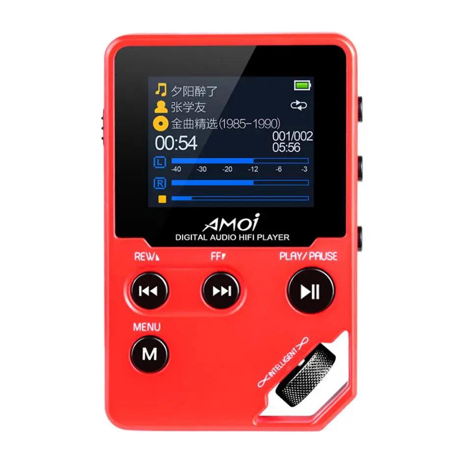 Amoi C10 HIFI Portable MP3 HD Lossless Mini Sports Music MP4 Player Support radio FM TF Ebook stereo Recorder trackwheel Walkman - petguardiansupplies