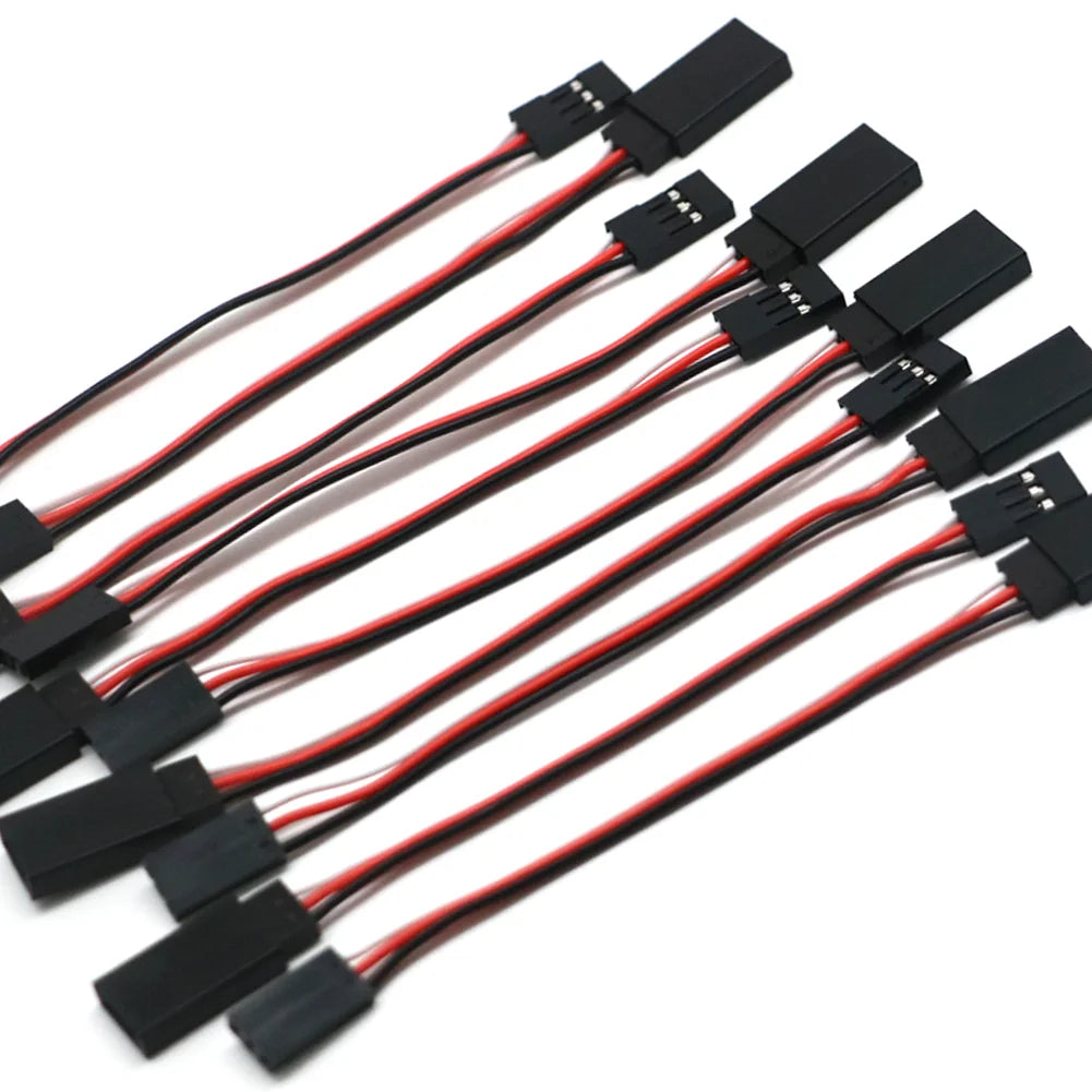 10pcs/lot 10cm 15CM 30CM 50CM 100CM RC Servo Extension Cord Cable Wire 150mm Lead JR Wholesale - petguardiansupplies