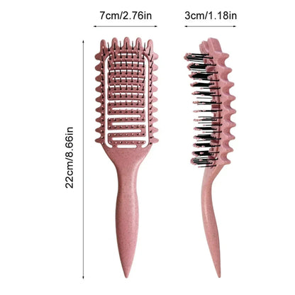 3 in 1 Hair Curler Styling Brush Detangling Hair Brush Hair Styling Tools - petguardiansupplies