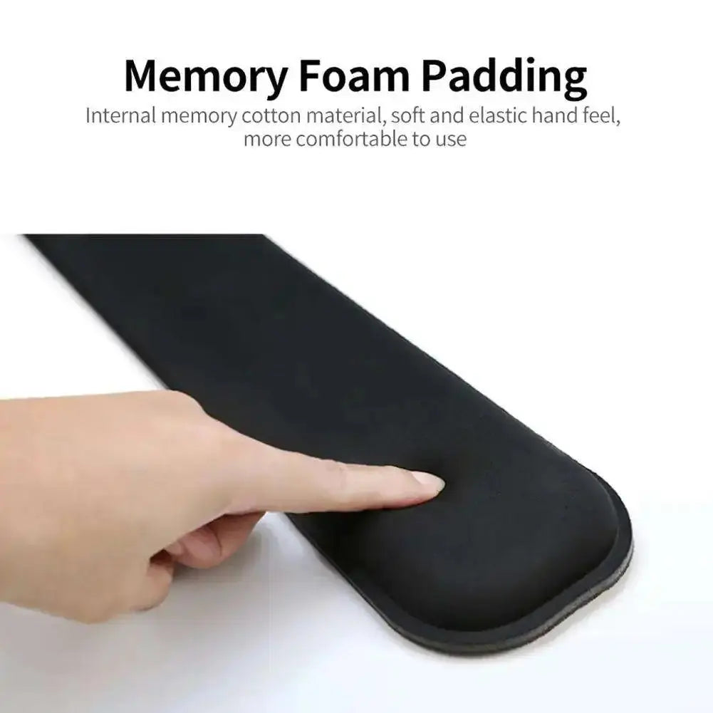 Keyboard Wrist Rest Pad Mouse Pad Memory Foam Superfine Fibre For  Computer Gaming Keyboard Raised Platform Hands - petguardiansupplies