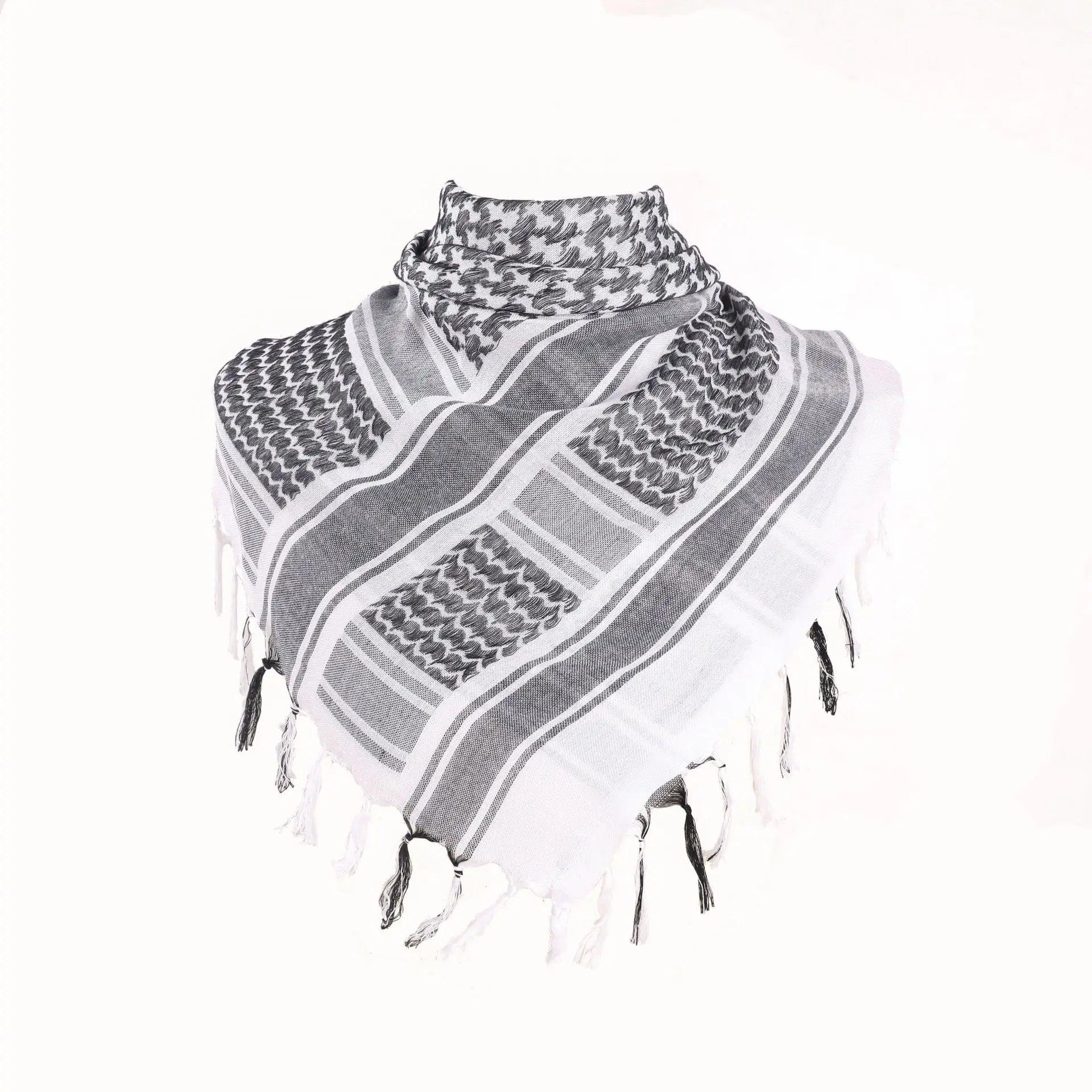 Special Forces Free Variety Turban Jacquard Scarf Thickening Outdoor Arabic Square Magic Outdoor Scarf Shawl CS Decorative Scarf - petguardiansupplies