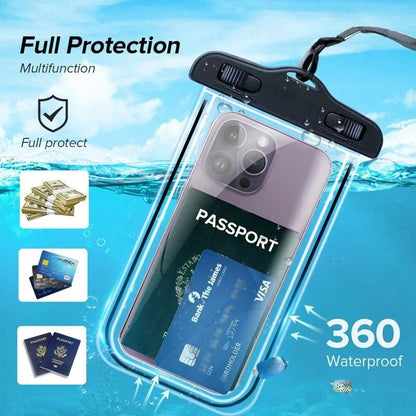 Waterproof Phone Case Swimming Water Proof Bag Universal Underwater Protector Pouch Cover For iPhone Samsung below 6.7" Phone - petguardiansupplies