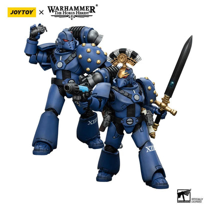 [IN STOCK] JOYTOY Warhammer 40K 1/18 Action Figures Ultramarines MK VI Tactical Squad Chainblade Power Sword Sergeant Model Toy - petguardiansupplies