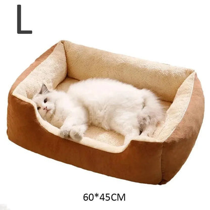 Bed for Cats Pet Products Cushions Kitten Goods Accessories Dog All Houses Supplies Things Accessory Habitats Basket House Beds - petguardiansupplies