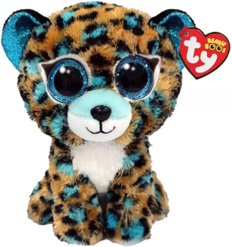 15CM Ty Beanie Dotty Multicolor Leopard Glitter Big Eyes Leopard Toy Cute Plush Stuffed Animals Doll Children's Birthday Gifts - petguardiansupplies