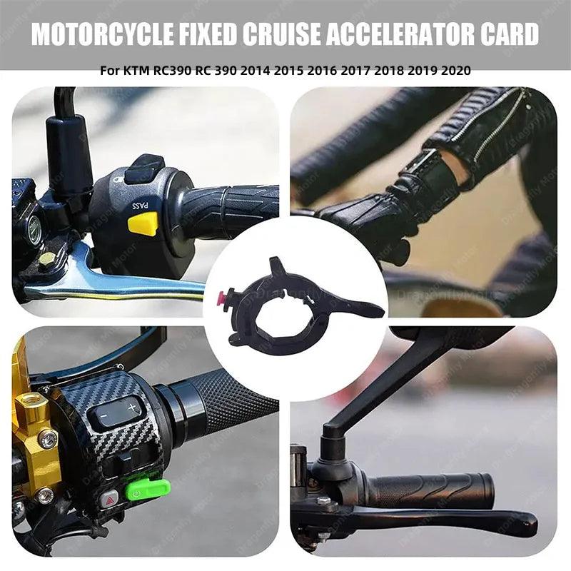 Motorcycle Cruise Control Handlebar Throttle Lock Assist For KTM RC390 RC 390 2014 2015 2016 2017 2018 2019 2020 - petguardiansupplies