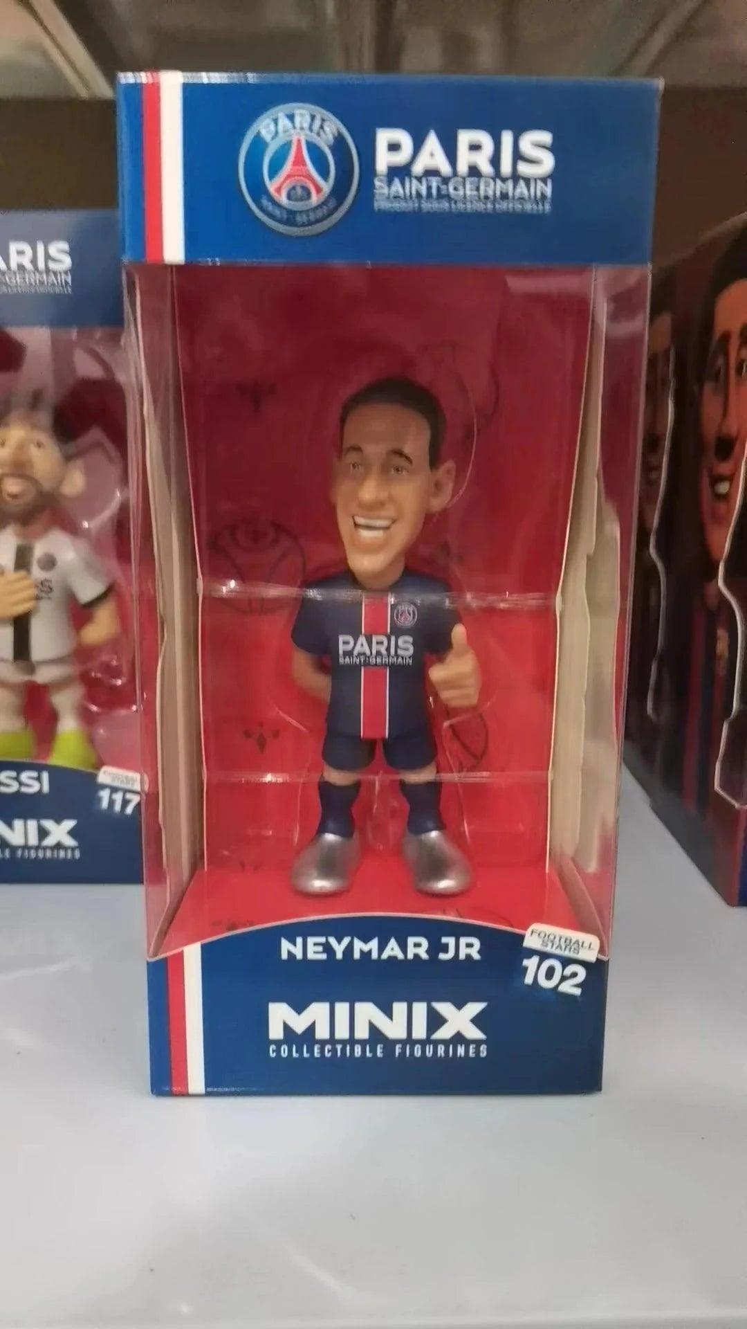 Minix Football Star Figures International Giant Club Football Star Series Messi Neymar Fati Suarez Mbappe Collectible Figurines - petguardiansupplies