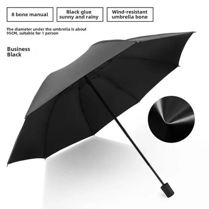 Large Foldable Umbrella Sunshade For Women Durable Umbrella Rain Sun Protection Advertising - petguardiansupplies