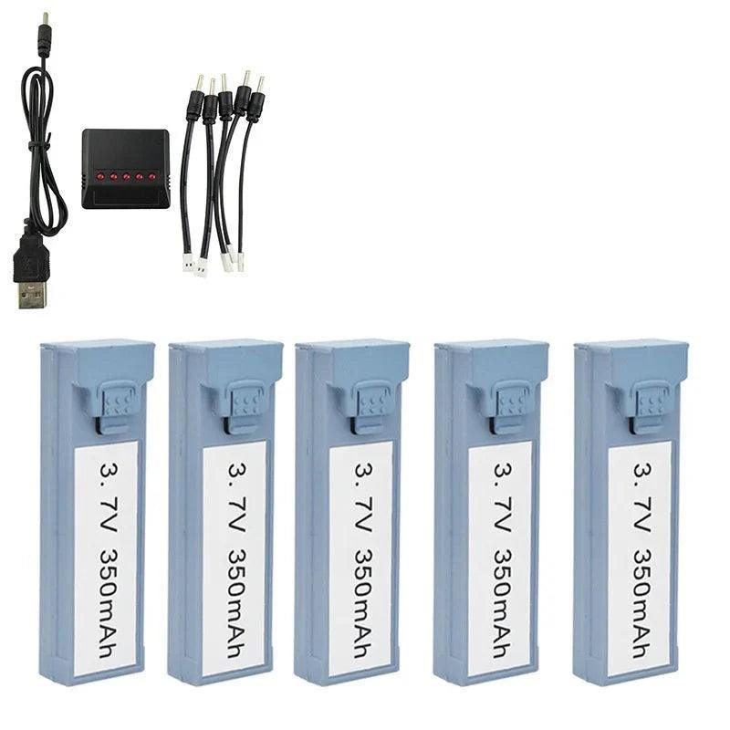 3.7V 500mAh 350mAh Drone Battery For JJRC H107 Battery Mini RC Drone Original Accessory Drone battery spare parts For JJRC H107 - petguardiansupplies