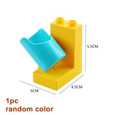 Marble Race Run Big Building Blocks Crazy Rolling Ball Compatible Slide Dinosaur Tunnel Animal Bricks Parts Accessory Kids Toys - petguardiansupplies