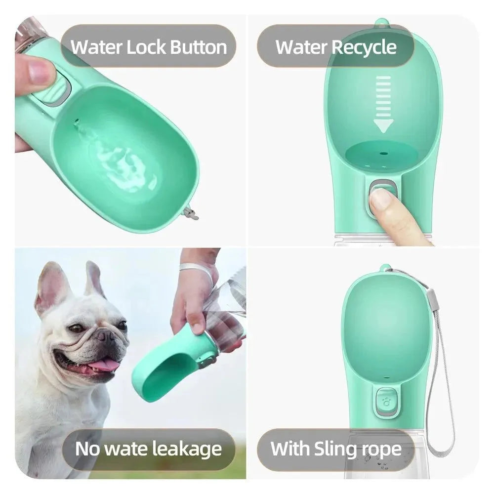 Puppy Water Bottle For Small Medium Large Dogs Cat Travel Portable Leakproof Pet Drinking Bowls Chihuahua Pug Water Dispensers - petguardiansupplies