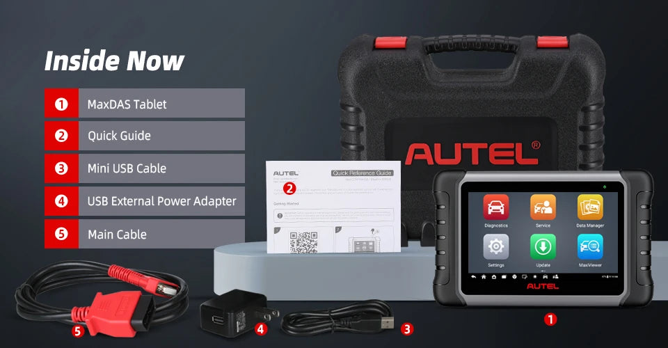 Autel MaxiCOM MK808S OBD2 Scanner Automotivo Car Diagnostic Tool OBD 2 Scanner Active Test Code Reader Key Coding Tool - petguardiansupplies