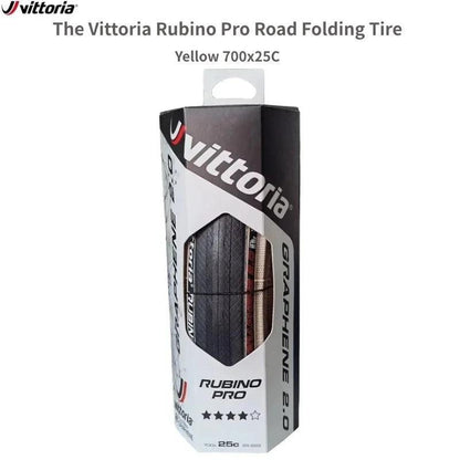 Vittoria Rubino Pro IV Graphite Race 2.0 700x25/28C Folding Tyres Road 28" Bicycle Clincher tire - Trusted Pet Products