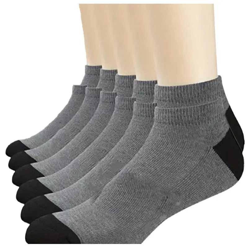 5Pairs Breathable Cotton Sports Stockings Men Bamboo Fiber Autumn and Winter Men Socks Sweat Absorption Deodorant Business Sox - petguardiansupplies