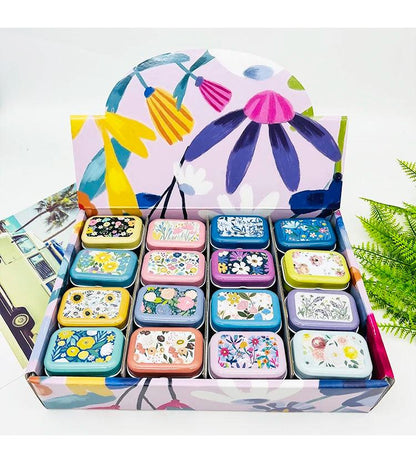 Colorful mini tin box sealed jar packing boxes jewelry, candy box small storage boxes cans coin earrings, headphones gift box - petguardiansupplies