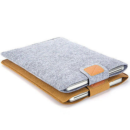 Felt Sleeve Slim Tablet Case Cover Bag for MacBooks Air Pro 11 13 15 Inch Solid Color Tablet Storage Bag - petguardiansupplies