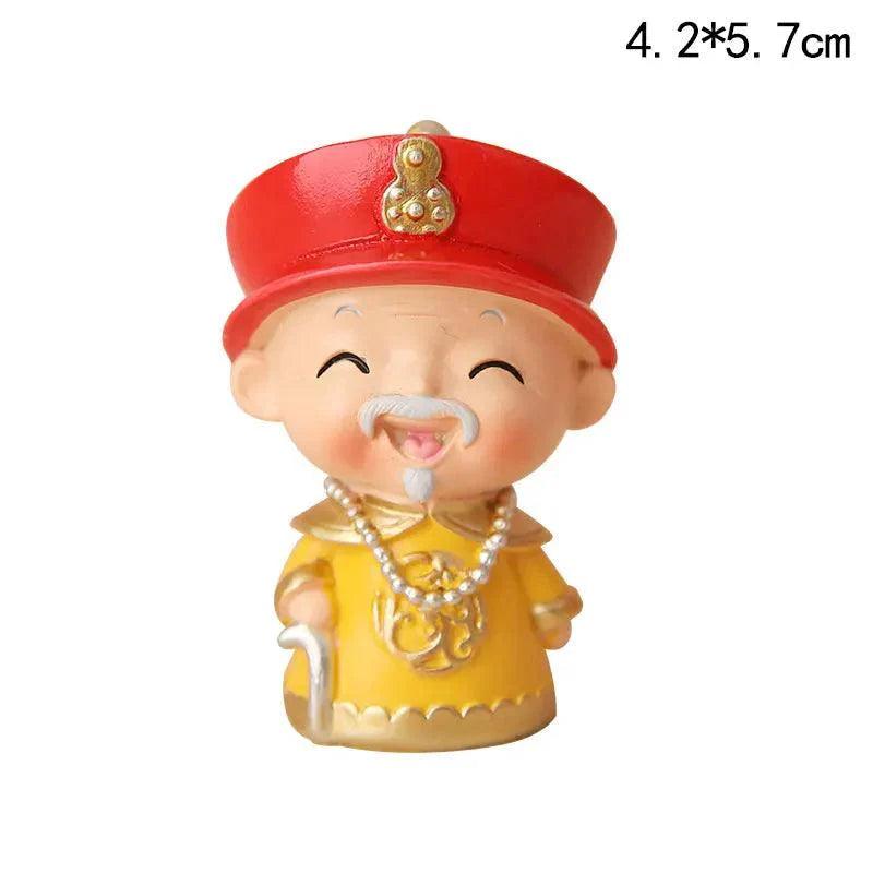 Longevity Grandma Grandpa Cake Topper for Old People Birthday Party Decoration Chinese Blessing Baking Supplies Dessert Gifts - petguardiansupplies