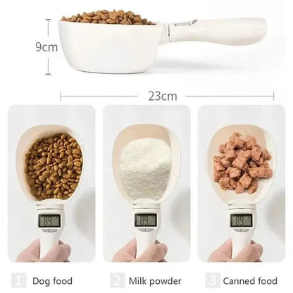 Pet Food Measuring Spoon Scale, Kitchen Digital Food Measuring Spoon, Suitable for Cat and Dog Food Measuring Spoon - petguardiansupplies