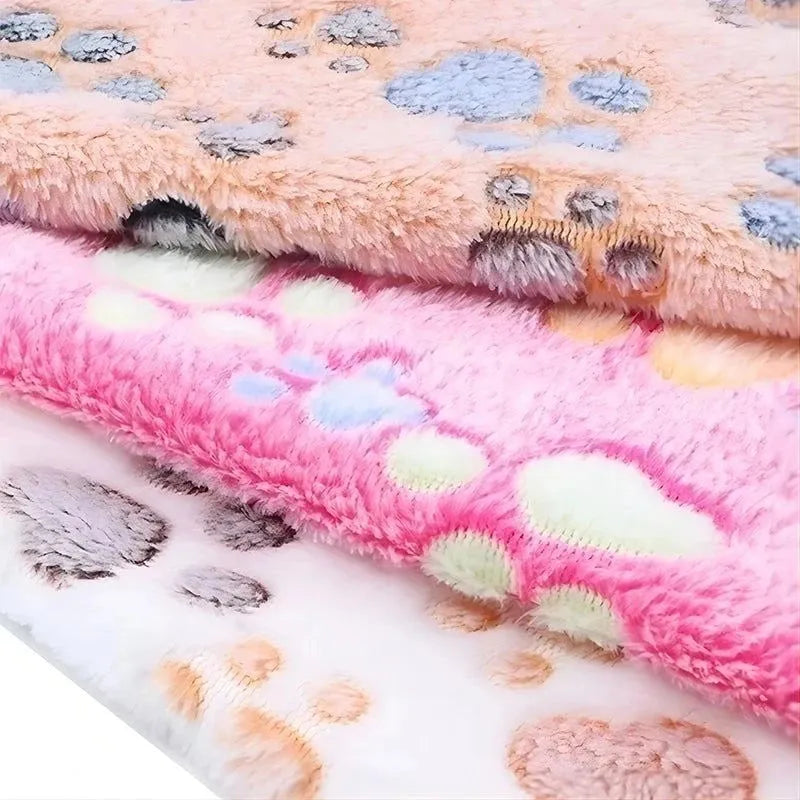 Pet Bed Mat Cute Warm Cover Towel Handcrafted Cat Dog Fleece Soft Blanket for Small Medium Large dogs Puppy Pet Supplies ﻿ - petguardiansupplies