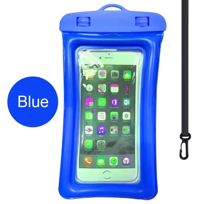 Floating Airbag Waterproof Swimming Bag Phone Case & Strap - petguardiansupplies