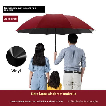 Large Foldable Umbrella Sunshade For Women Durable Umbrella Rain Sun Protection Advertising - petguardiansupplies