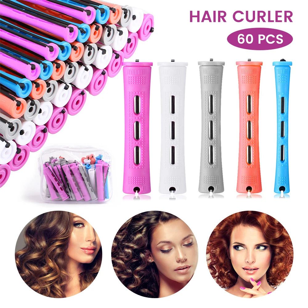 Perming Curling Waves Rods Hair Rollers DIY Styling Perm Curlers - petguardiansupplies