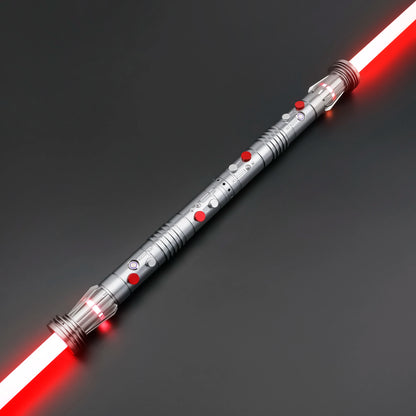 TXQ Darth Maul SNV4 2pcs Handle+Blade JEDI 27sound Double Lightsaber Toys Metal Hilt Light Smooth Swing Sword Laser Proffie - petguardiansupplies