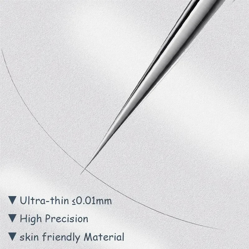 Professional Acne Needle Tweezers 11Pcs Ultra-fine No.5 Cell Pimples Blackhead Clip Facial Pore Cleaning Care Tool for Skin Care - petguardiansupplies