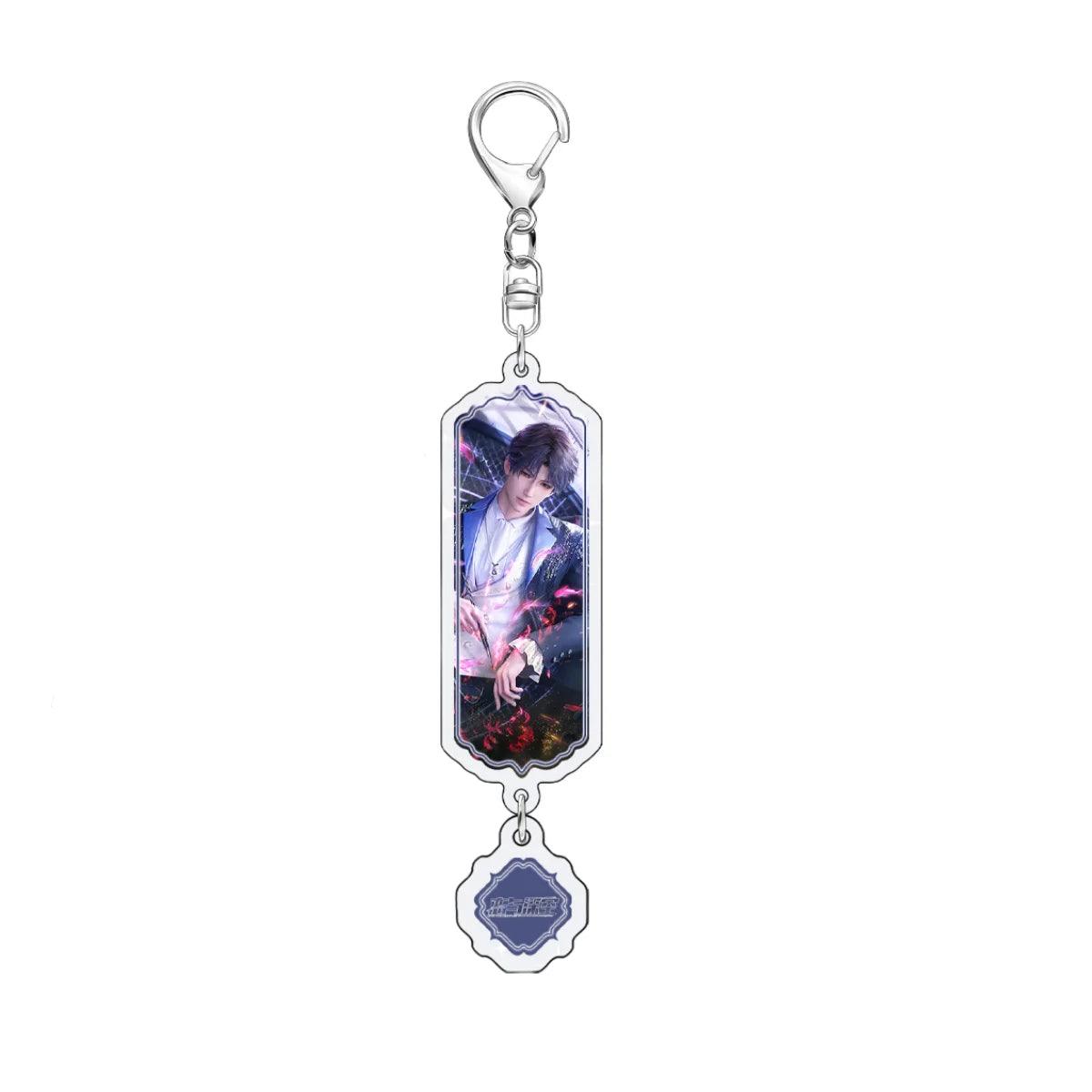 New Anime game Love and Deepspace Keychain Q Version Acrylic Key Chain Li Shen Shen Xinghui Qi Yu Bag Pendent - petguardiansupplies