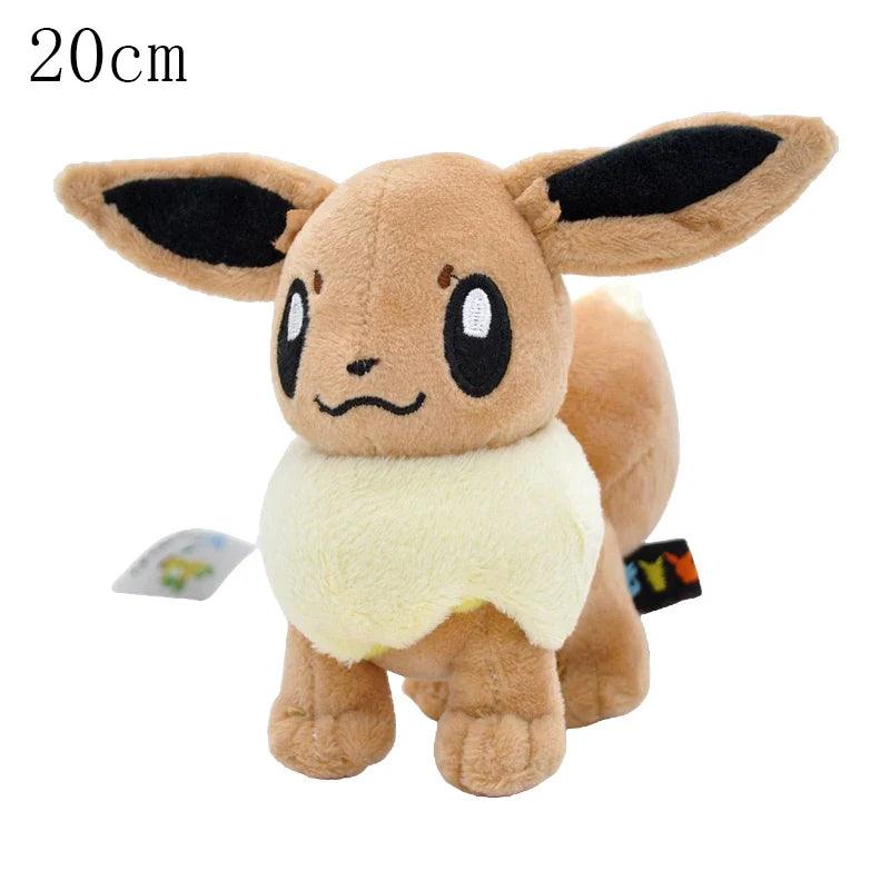 Pokemon Eevee Evolution Peluche Plush Toy Flareon Vaporeon Espeon Umbreon Leafeon Sylveon Pikachu Stuffed Doll Kid Xmas Gift - petguardiansupplies