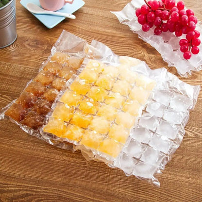 10-100pcs Disposable Ice Cube Bags Transparent Ice Mould Bags Kitchen Self-Sealing Ice Cube Maker Fast Freezing Ice-Making Bag - petguardiansupplies