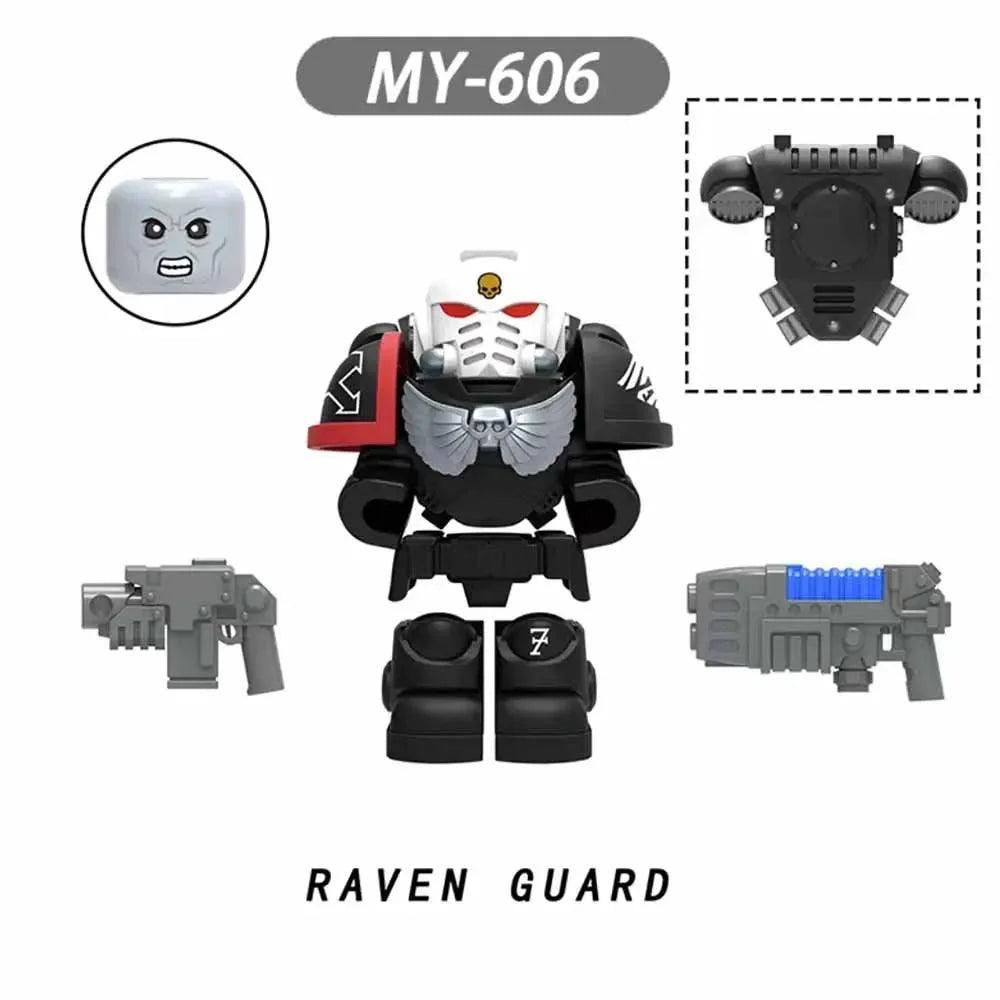 Fallout Games Bricks Space Wolves Marine Raven Guard Salamanders Iron Hands Mini Action Figure Model Toy Building Blocks Gifts - petguardiansupplies