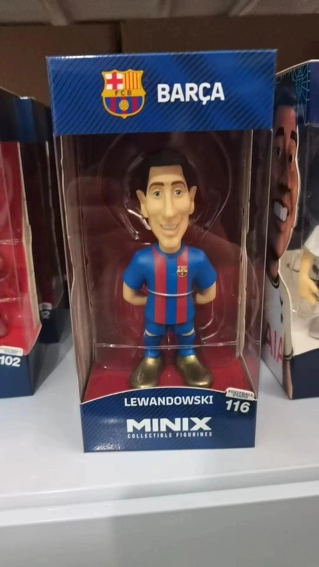 Minix Football Star Figures International Giant Club Football Star Series Messi Neymar Fati Suarez Mbappe Collectible Figurines - petguardiansupplies