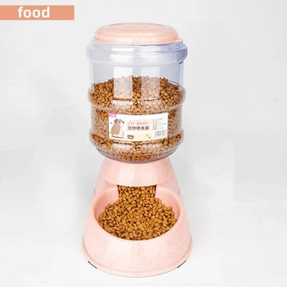 Large Capacity Pet Feeder Bowls Small Dog Food Bowl Automatic Water Dispenser Cat Bowls Pets Feeding Bowls Drink Water Bowl - petguardiansupplies